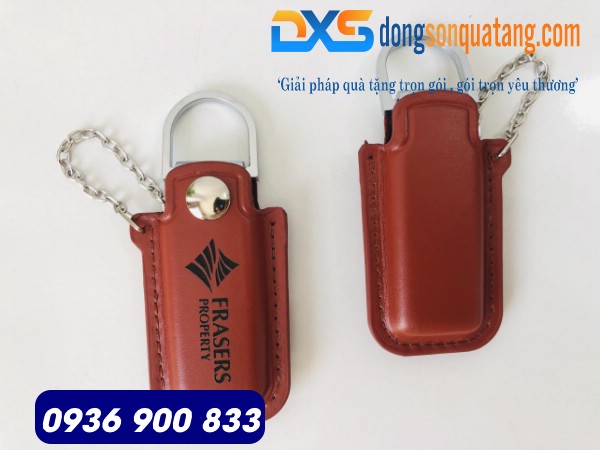 Usb vỏ da khắc chìm logo FRASERS làm quà tặng sự kiện Usb vỏ da khắc chìm logo FRASERS làm quà tặng sự kiện