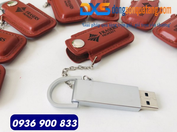 Usb vỏ bọc da lõi kim loại in khắc logo theo yêu cầu Usb vỏ bọc da lõi kim loại in khắc logo theo yêu cầu