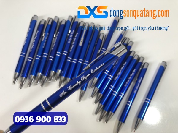 Bộ Quà Tặng Sổ Da , Bút Bi Kim Loại In Khắc Logo Trường AUTRALIA