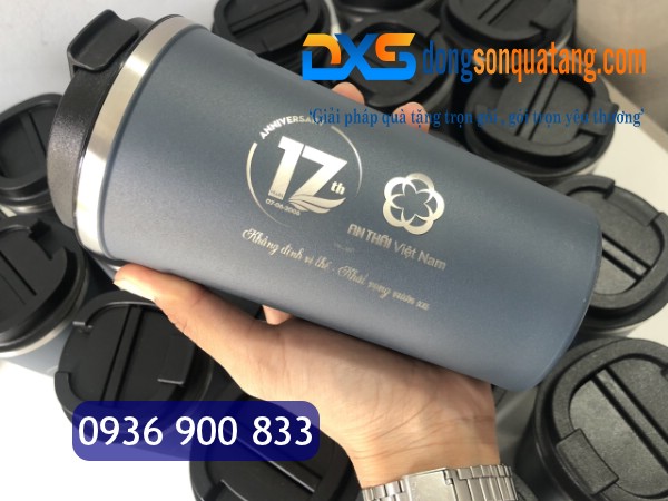 Ly Giữ Nhiệt Inox 304 In Logo An Thái 