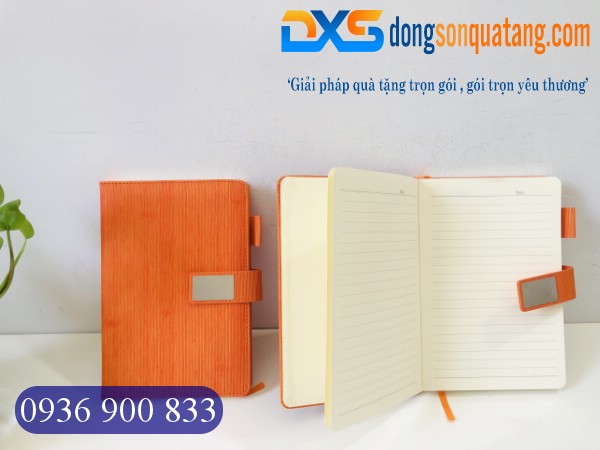 Cơ Sở Sản Xuất Sổ Da Quà Tặng In Logo Đa Dạng