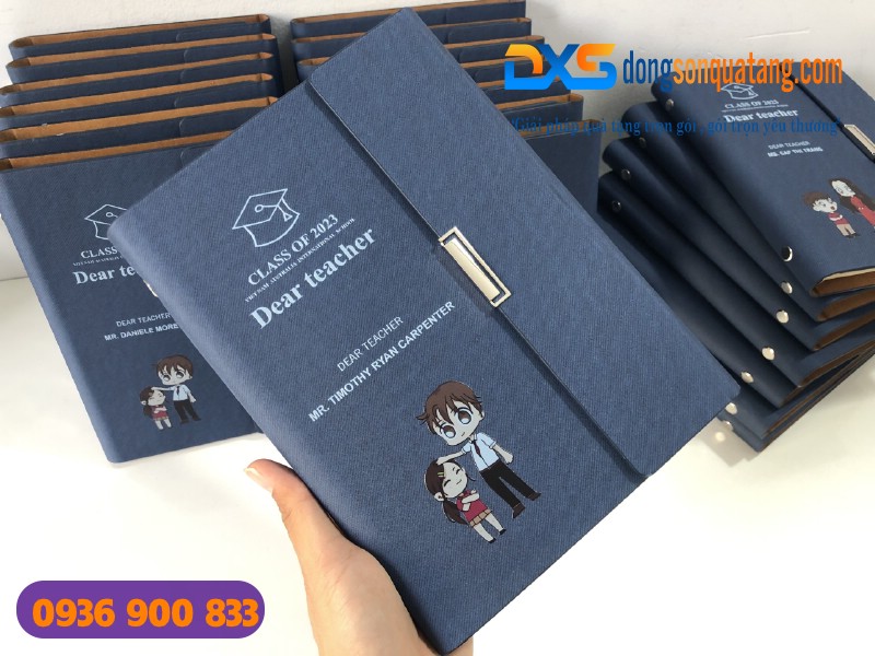 Quà Tặng Sổ Tay In Logo Trường VietNam Australia International School
