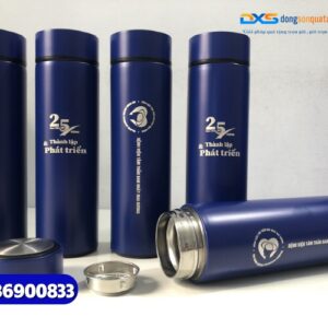 Bình giữ nhiệt quà tặng-Sơn bóng - BGX 001- In logo Thương Hiệu