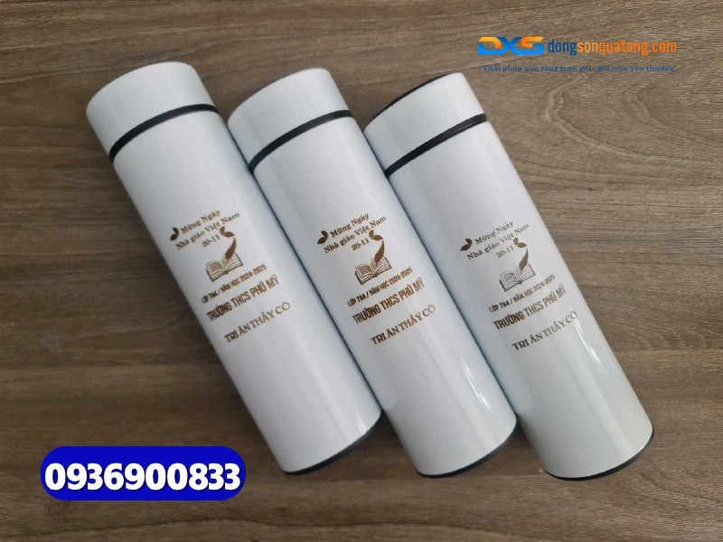 Binh giu nhiet Inox son bong In khac noi dung tri an thay co (3)