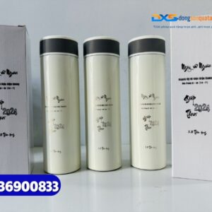 Bình giữ nhiệt quà tặng-Sơn nhám - BGX 002- In logo Công Ty
