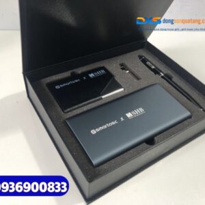 Set quà tặng cao cấp (Pin+But+USB+Hộp namecard)-SQX 009-In khắc logo SHB