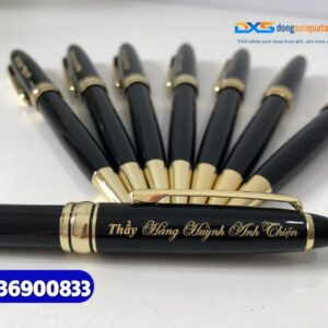 Bút Kim Loại Xoay Khoen Vàng BKX 001