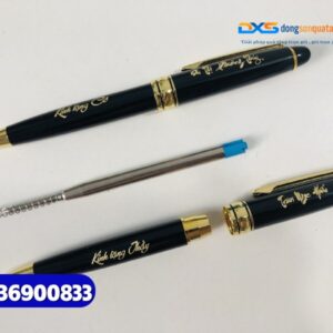 Bút Kim Loại Xoay Khoen Vàng BKX 001