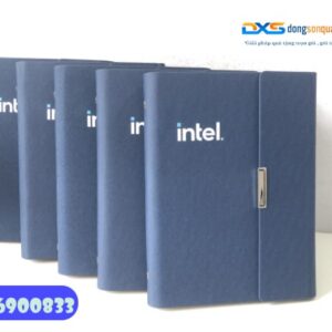 Sổ tay bìa còng gấp 3 - STX 001 - In logo làm quà tặng doanh Nghiệp