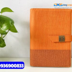Sổ tay bìa còng gập 2 - STX 004 | in ấn logo làm quà tặng quảng bá Thương Hiệu