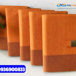 Sổ tay bìa còng gập 2 - STX 004 | in ấn logo làm quà tặng quảng bá Thương Hiệu