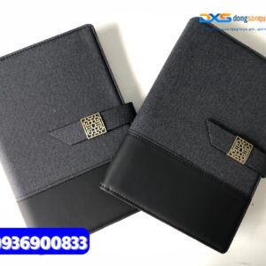 Sổ tay bìa còng gập 2 - STX 004 | in ấn logo làm quà tặng quảng bá Thương Hiệu