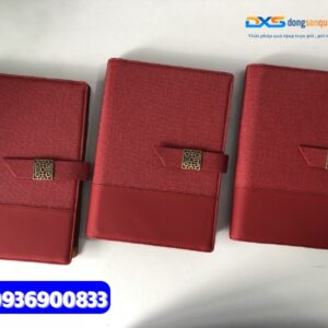 Sổ tay bìa còng gập 2 - STX 004 | in ấn logo làm quà tặng quảng bá Thương Hiệu