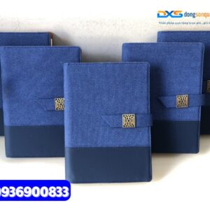 Sổ tay bìa còng gập 2 - STX 004 | in ấn logo làm quà tặng quảng bá Thương Hiệu