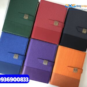 Sổ tay bìa còng gập 2 - STX 004 | in ấn logo làm quà tặng quảng bá Thương Hiệu