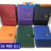 SDX 007 - Sổ Tay Quà Tặng Doanh Nghiệp In Logo A5 Bìa Còng Đủ Màu Gập 2 Khóa Cài Nam Châm