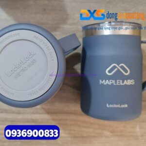 Cốc giữ nhiệt Lock&Lock Metro Mug LHC4219 475ml khắc logo MAPLELABS