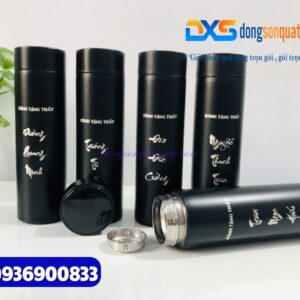 Bình giữ nhiệt Inox Màu đen - Khắc tên Thầy cô nhân dịp ngày 20-11
