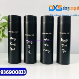 Bình giữ nhiệt Inox Màu đen - Khắc tên Thầy cô nhân dịp ngày 20-11