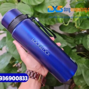 Bình Giữ Nhiệt Lock&Lock dung tích 800ml , màu xanh , khắc logo Công Ty SUMMIT POLYMERS