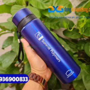 Bình Giữ Nhiệt Lock&Lock dung tích 800ml , màu xanh , khắc logo Công Ty SUMMIT POLYMERS