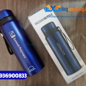 Bình Giữ Nhiệt Lock&Lock dung tích 800ml , màu xanh , khắc logo Công Ty SUMMIT POLYMERS
