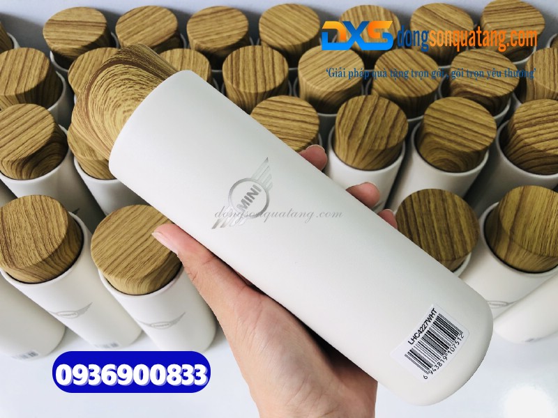 Bình giữ nhiệt Locknlock LHC4227WHT - Khắc logo MINI Bình giữ nhiệt Locknlock LHC4227WHT - Khắc logo MINI