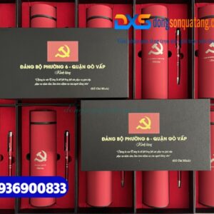 Bộ quà tặng in logo Đảng Bộ Phường 6 - Quận Gò Vấp