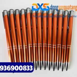 Bút bi bấm kim loại - BKX 006 - Màu vàng