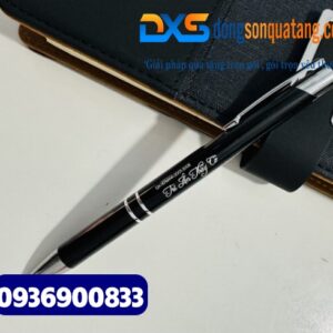 Bút bi bấm kim loại - BKX 004 - Màu Đen