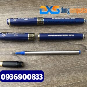 Bút kim loại nắp đẩy , khoen hình tổ ong