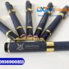 Bút ký kim loại cao cấp màu xanh , đầu rồng, nhám sần -BKX 009 - Khắc logo ANH DENTAL 