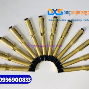 Bút ký kim loại cao cấp màu vàng , nhám sần -BKX 008 - Khắc logo CBT