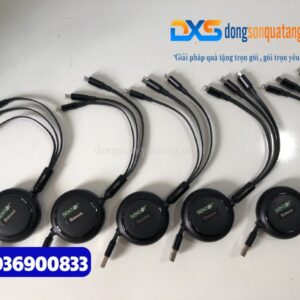 Dây cáp sạc 3 trong 1 in logo Công Ty BarTender