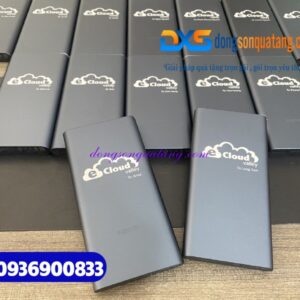 Pin sạc dự phòng Xiaomi chính hãng 10.000 mAh , màu xanh - khắc CLOUD