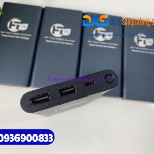 Pin sạc dự phòng Xiaomi chính hãng 10.000 mAh , màu xanh - khắc HIEP THANH