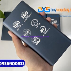 Pin sạc dự phòng Xiaomi chính hãng 10.000 mAh , màu xanh - khắc HIEP THANH