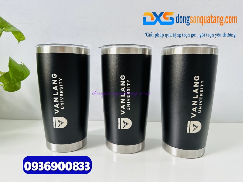 Ly giữ nhiệt 600ml Màu đen - Khắc logo làm quà tặng quảng cáo Ly giữ nhiệt 600ml Màu đen - Khắc logo làm quà tặng quảng cáo