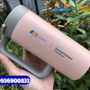 Ly giữ nhiệt Lock&Lock LHC4247PIK - In logo HPE