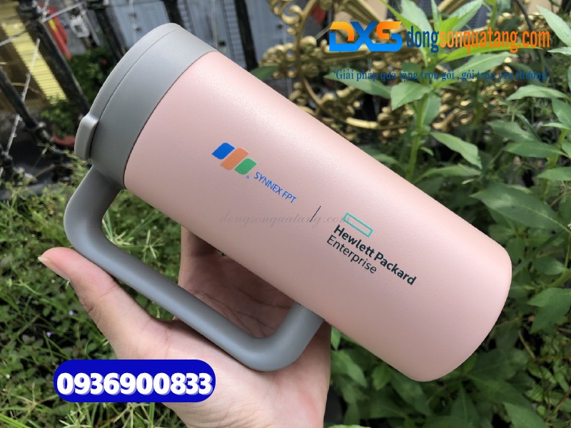 Ly giữ nhiệt Lock&Lock LHC4247PIK - In logo HPE Ly giữ nhiệt Lock&Lock LHC4247PIK - In logo HPE