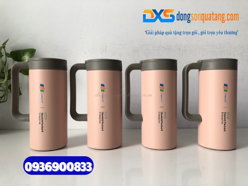 Ly giữ nhiệt Lock&Lock LHC4247PIK - In logo HPE Ly giữ nhiệt Lock&Lock LHC4247PIK - In logo HPE