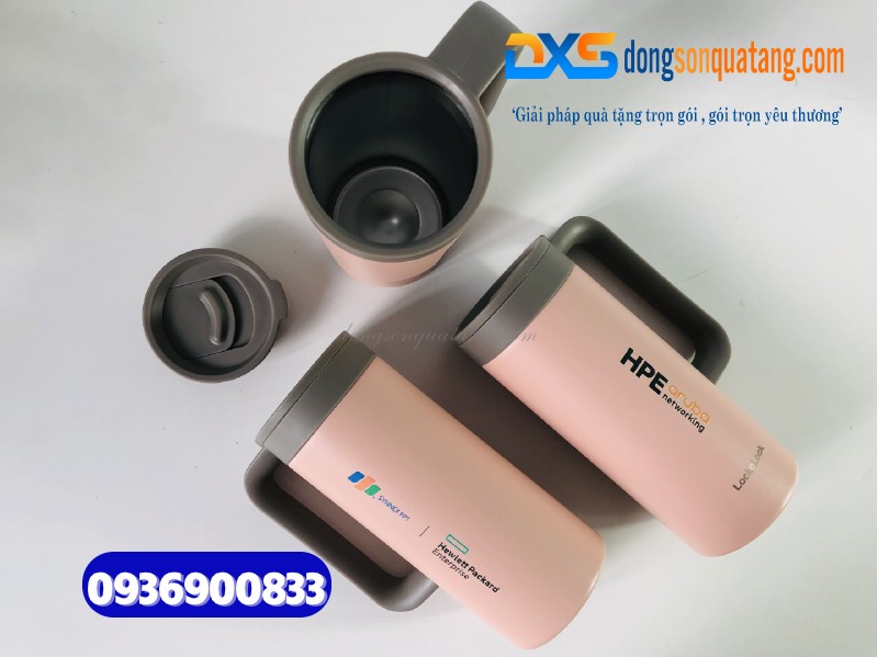 Ly giữ nhiệt Lock&Lock LHC4247PIK - In logo HPE Ly giữ nhiệt Lock&Lock LHC4247PIK - In logo HPE