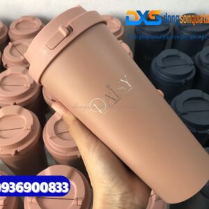 Ly giữ nhiệt Locknlock LHC3249NVY - Khắc logo DAISY