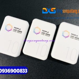 Pin sạc dự phòng không dây từ tính Remax RPP 65 - In logo chuyển màu PEOPLE CON 2023