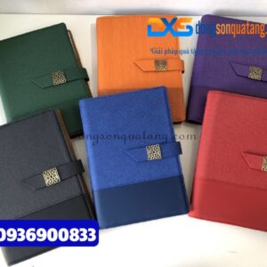 Xưởng sản xuất Sổ tay bìa da pu in logo Doanh Nghiệp số lượng lớn