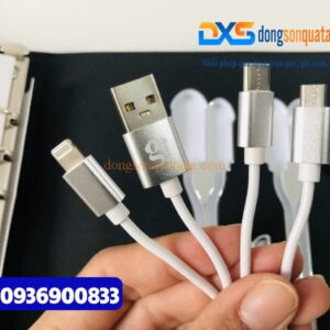 Sổ sạc ghi chép đa năng , màu xanh , - In ấn logo Công Ty