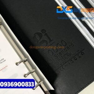 Sổ sạc ghi chép đa năng , màu xanh , - In ấn logo Công Ty