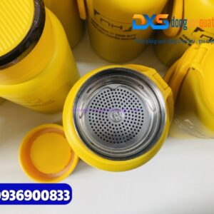 Bình giữ nhiệt 1000ml Màu vàng Có quai xách Khắc logo Công ty May mặc NGUYỄN HOÀNG
