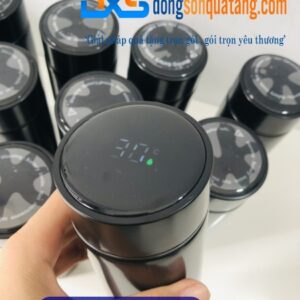 Bình Giữ Hiện Thị Nhiệt Độ 500ml In Khắc Logo Thương Hiệu Làm Quà Tặng Khách Hàng