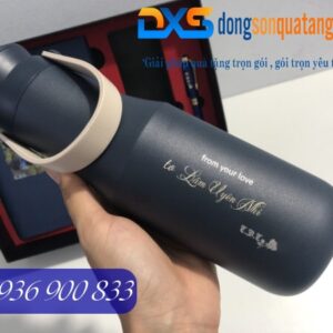 Bình Giữ Nhiệt Lock & Lock LHC4202 Metro Double In Logo Thương Hiệu